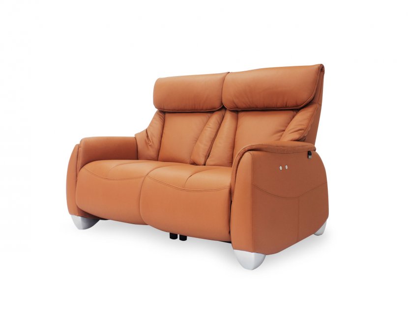 Sho Motorised Leather Recliner Sofa with High Backrest and Touch Sensors
