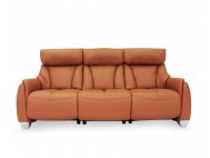 Sho Motorised Leather Recliner Sofa with High Backrest and Touch Sensors