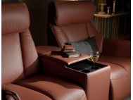 Sho Motorised Leather Recliner Sofa With Storage Box and Cupholders  | All Seats Reclinable