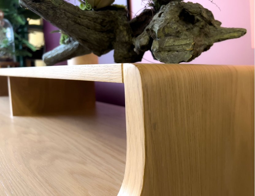 Alba TV Console In Solid Timber (Oak Finish)