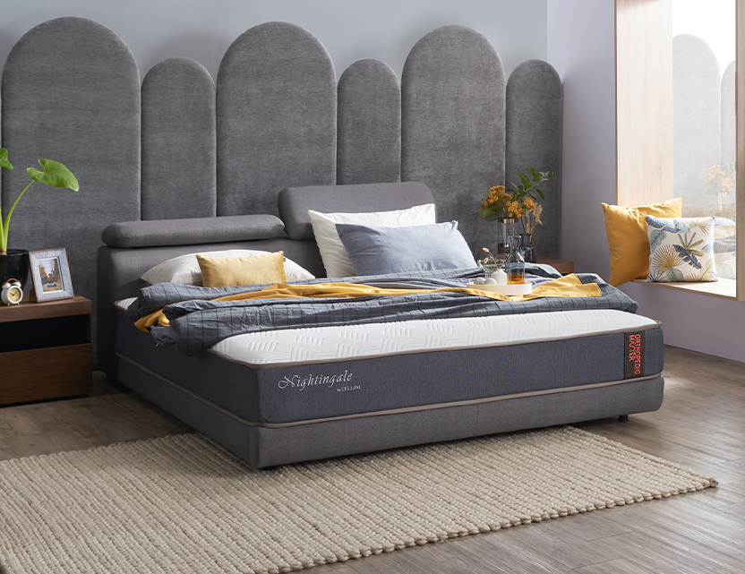 Apollo Bedframe with Storage and Adjustable Headboard with Mattress Bedroom Package