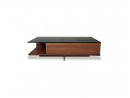 Exteso Glass Top Coffee Table Rectangle