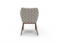 Kay Quartz Top Dining Table 2M with 6 Hatch Dining Chairs