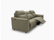Grande Motorised Leather Recliner Sofa with High Backrests | All Seats Reclinable