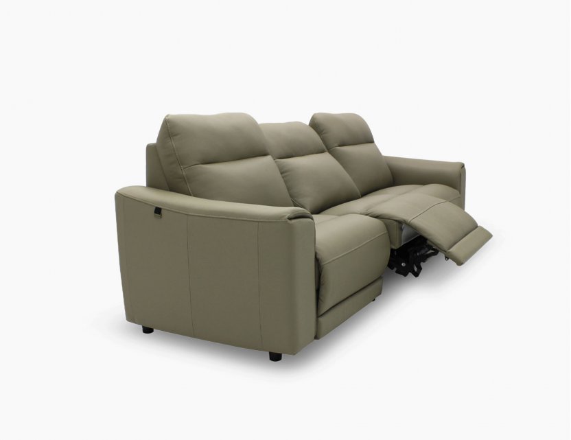 Grande Motorised Leather Recliner Sofa with High Backrests | All Seats Reclinable
