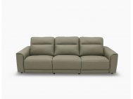 Grande Motorised Leather Recliner Sofa with High Backrests | All Seats Reclinable