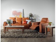Grande Motorised Leather Recliner Sofa with High Backrests | All Seats Reclinable