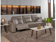 Grande Motorised Leather Recliner Sofa with High Backrests | All Seats Reclinable