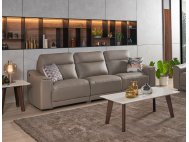 Grande Motorised Leather Recliner Sofa with High Backrests | All Seats Reclinable