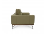 Yves Leather Sofa with Detachable Cushion