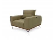Yves Leather Sofa with Detachable Cushion