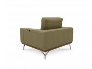 Yves Leather Sofa with Detachable Cushion