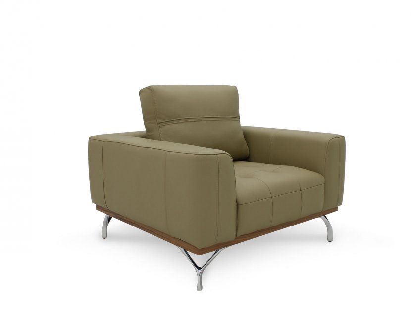 Yves Leather Sofa with Detachable Cushion