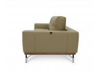 Yves Leather Sofa with Detachable Cushion