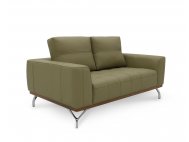 Yves Leather Sofa with Detachable Cushion