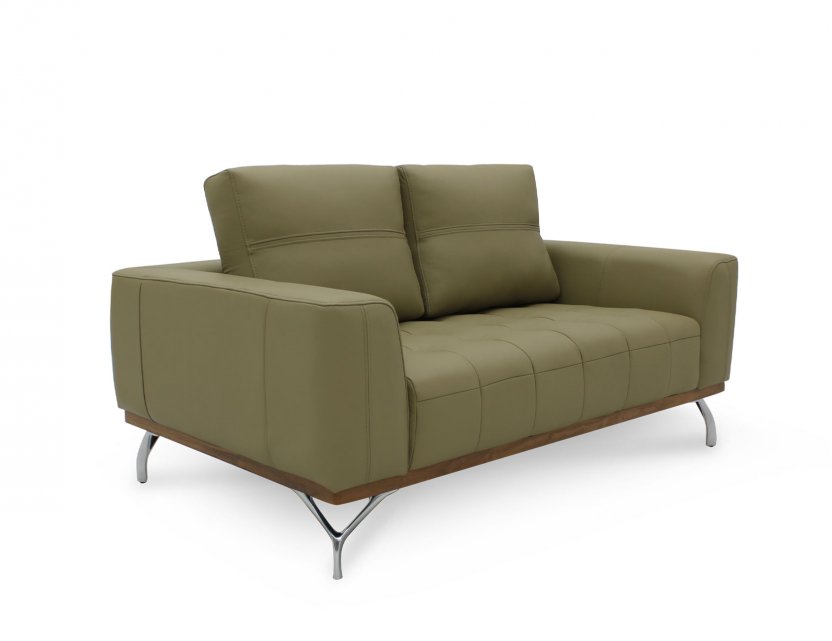 Yves Leather Sofa with Detachable Cushion