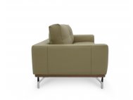 Yves Leather Sofa with Detachable Cushion