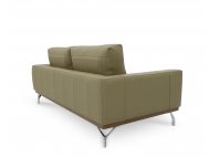 Yves Leather Sofa with Detachable Cushion