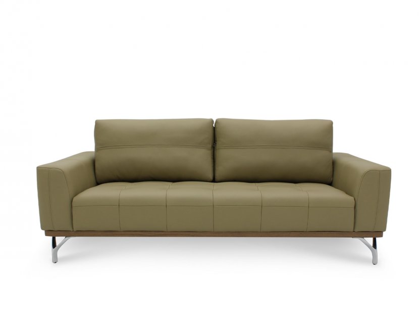 Yves Leather Sofa with Detachable Cushion