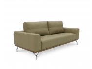 Yves Leather Sofa with Detachable Cushion
