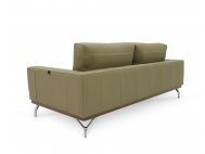 Yves Leather Sofa with Detachable Cushion